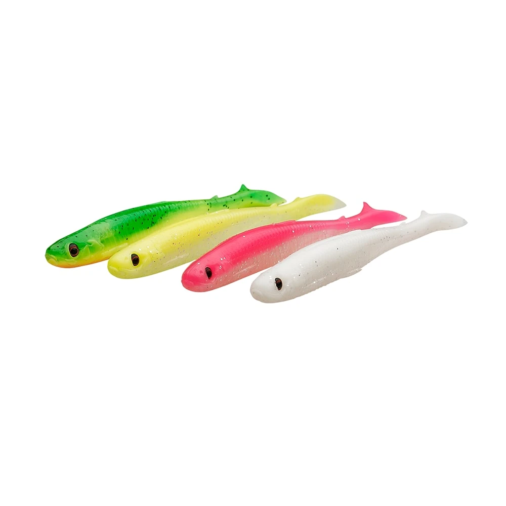 Savage Gear Jig SG Slender Scoop Shad 9 Cm 4 G Dark Water Mix 4-pack 1 Savage Gear Jig SG Slender Scoop Shad 9 Cm 4 G Dark Water Mix 4-pack