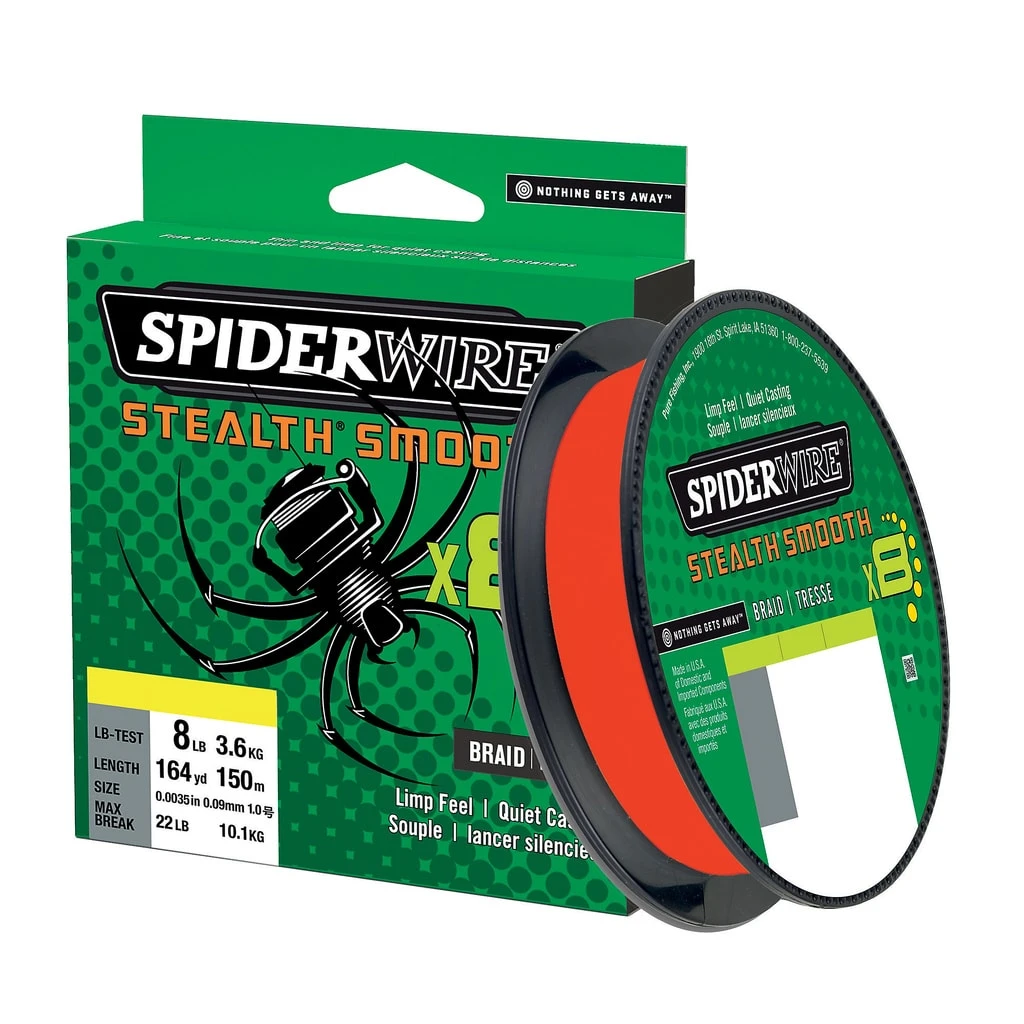 Spiderwire Stealth Smooth 8 0.09mm 150m Red 1 Spiderwire Stealth Smooth 8 0.09mm 150m Red