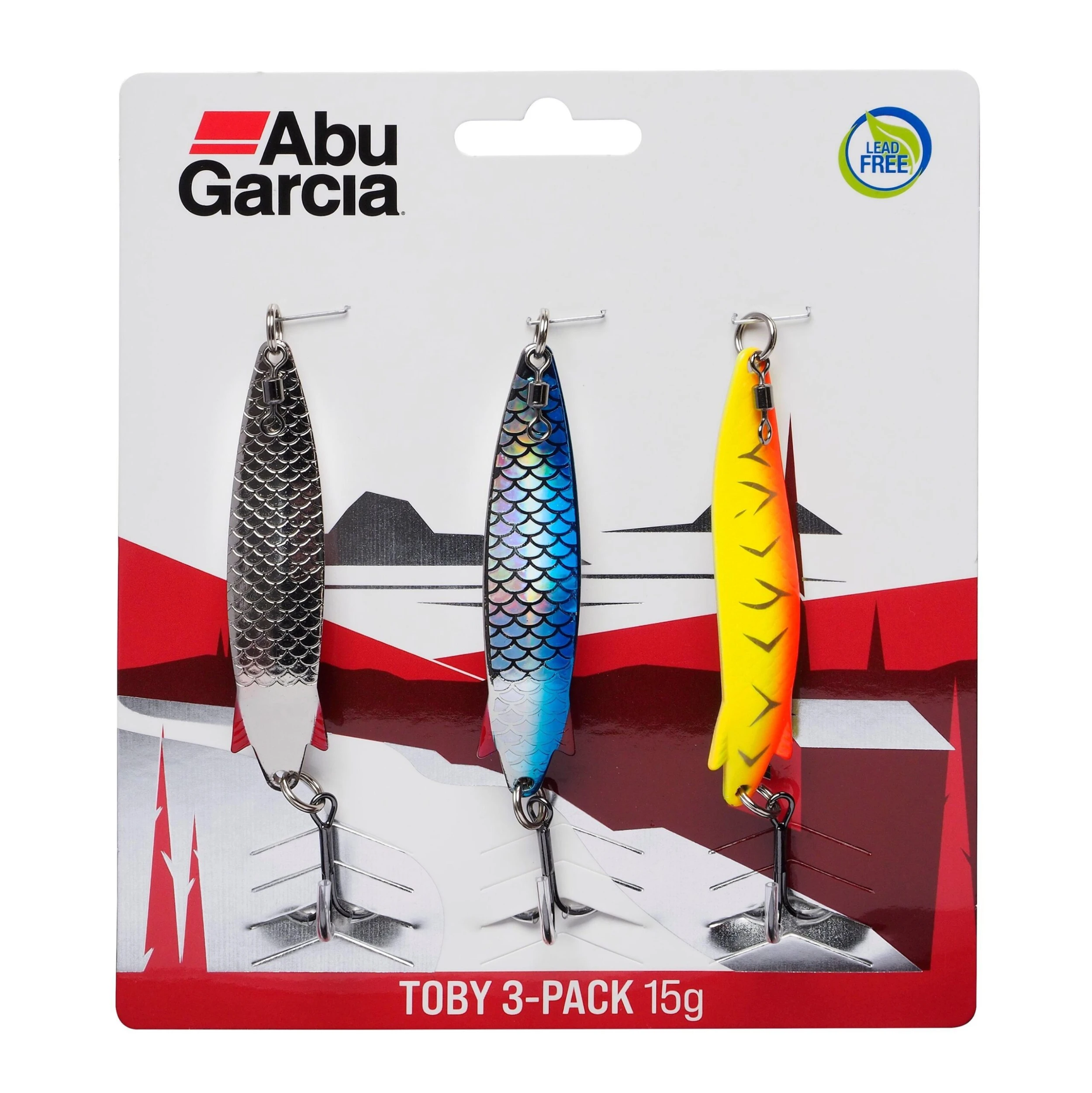 Abu Garcia Toby 3-Pack 18g Lead Free 1 Abu Garcia Toby 3-Pack 18g Lead Free