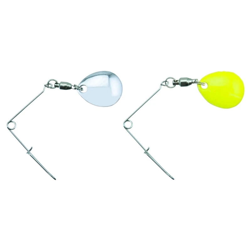 Svartzonker Spinner Rig X-small 2st Silver/Fluo Yellow 1 Svartzonker Spinner Rig X-small 2st Silver/Fluo Yellow