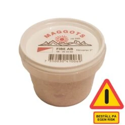 Fibe Wobbler Maggots Röd/vit Ca 250 St