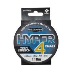 Ron Thompson R.T. Hyper 4-Braid 110m 0.15mm 8.1kg Grå