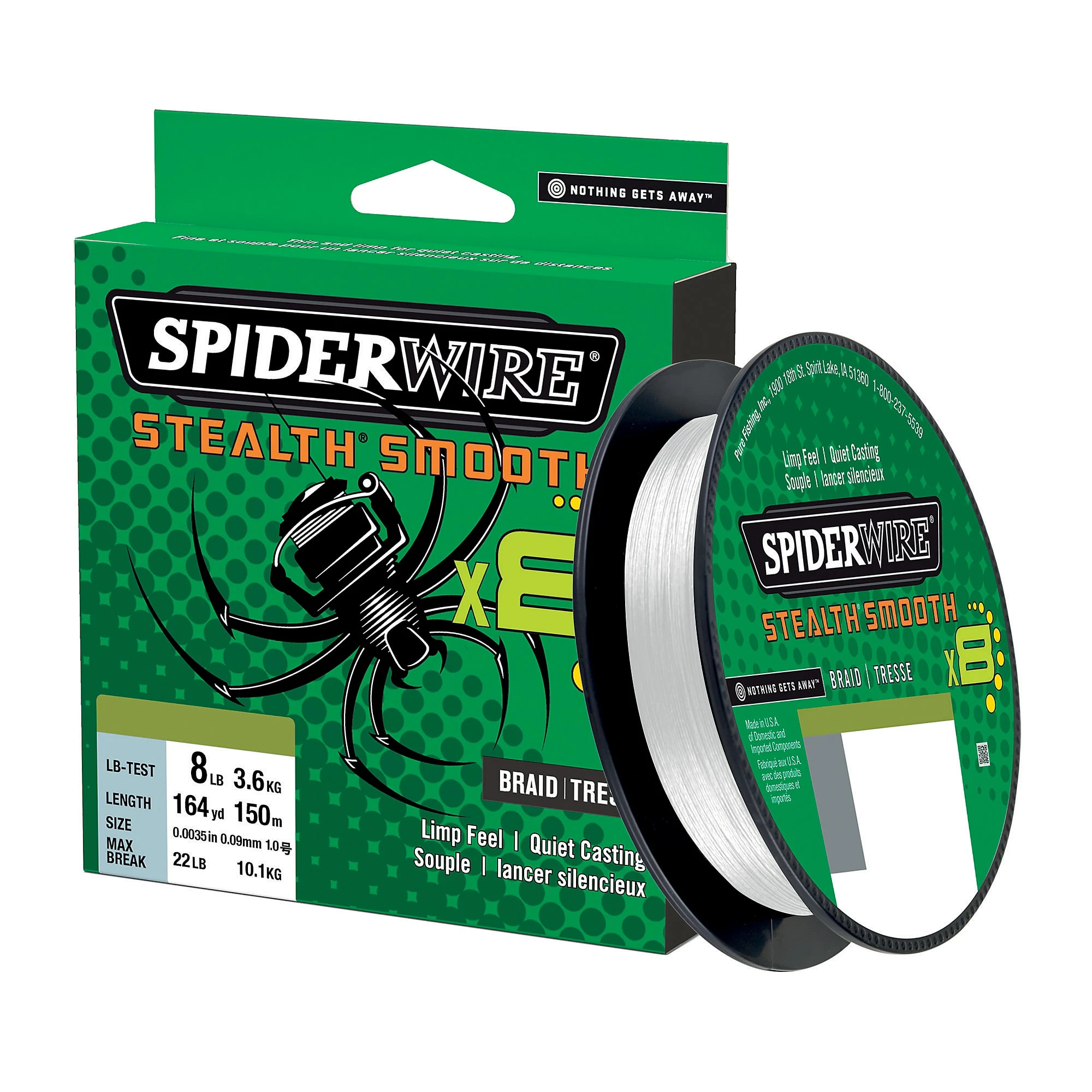 Spiderwire Stealth Smooth 8 0.07mm 150m Translucent 2 Spiderwire Stealth Smooth 8 0.07mm 150m Translucent - Bild 2