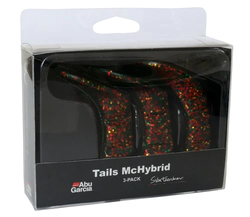 Abu Garcia Svartzonker McHybrid Tails 3-pack T Brown 1 Abu Garcia Svartzonker McHybrid Tails 3-pack T Brown