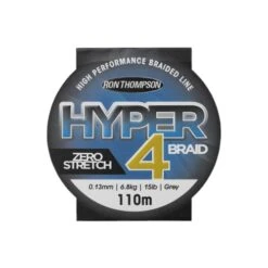 Ron Thompson R.T. Hyper 4-Braid 110m 0.13mm 6.8kg Grå